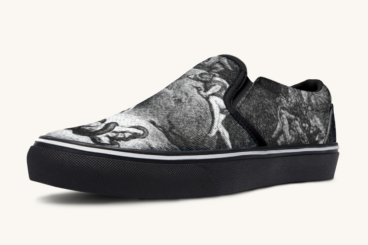 Dantes Inferno Slip On Shoes - Jaded Lament