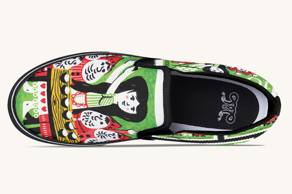 Seven Voices One Heart Slip On Shoes - Jaded Lament
