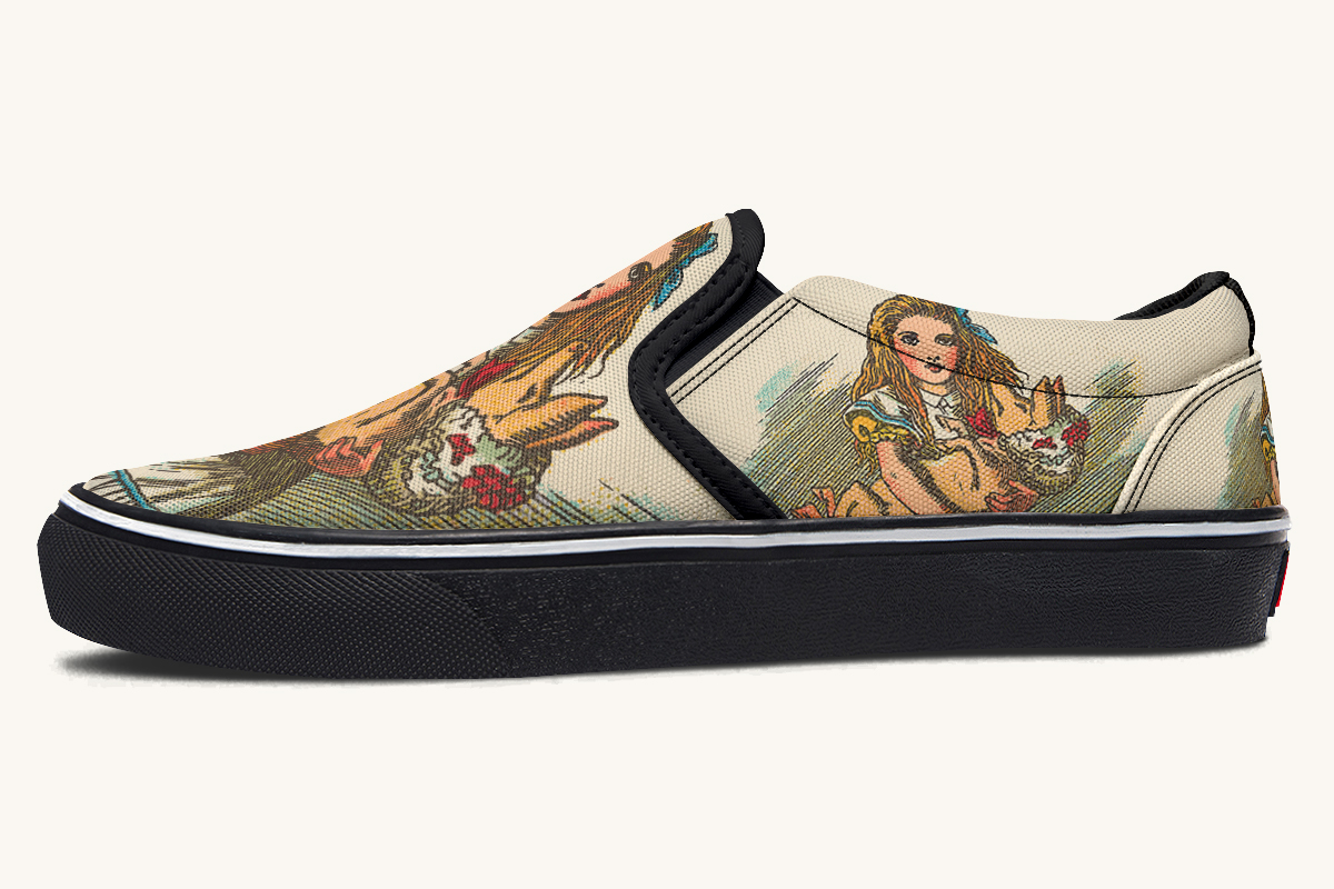 Cradle The Pig Slip On Shoes - Jaded Lament