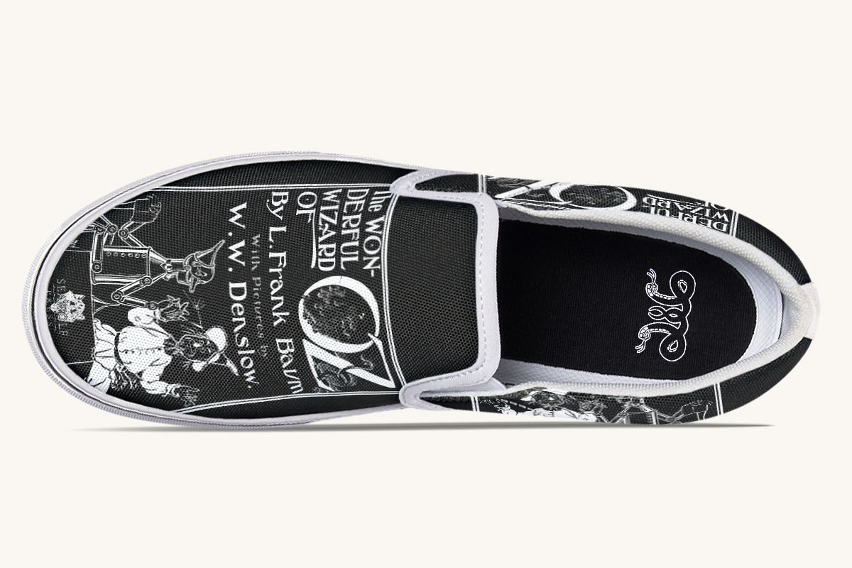 Wizard Of Oz Cover Slip On Shoes - Jaded Lament