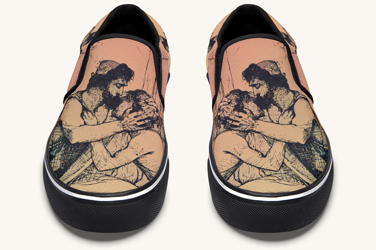 Home But Bot Whole Slip On Shoes - Jaded Lament