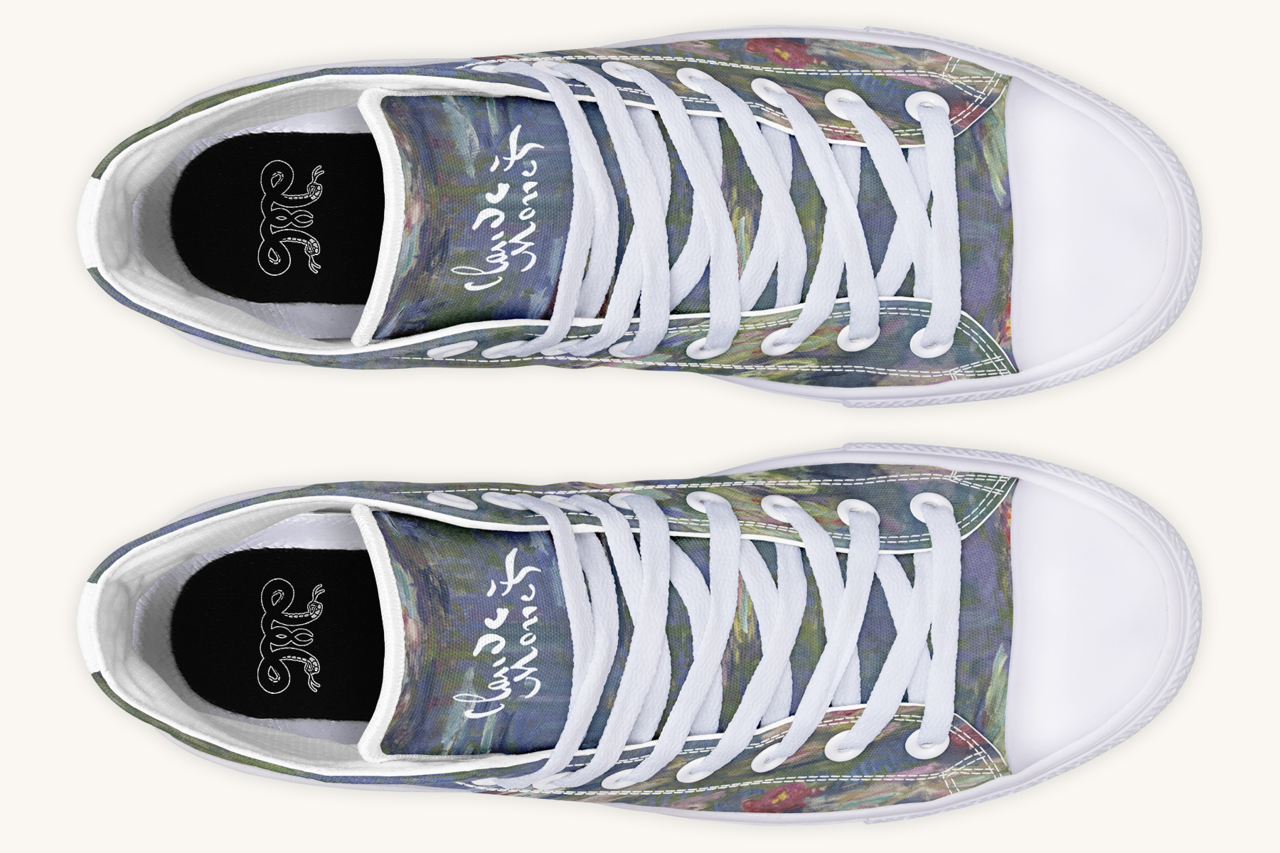 Stillness in Bloom Hightops - Jaded Lament