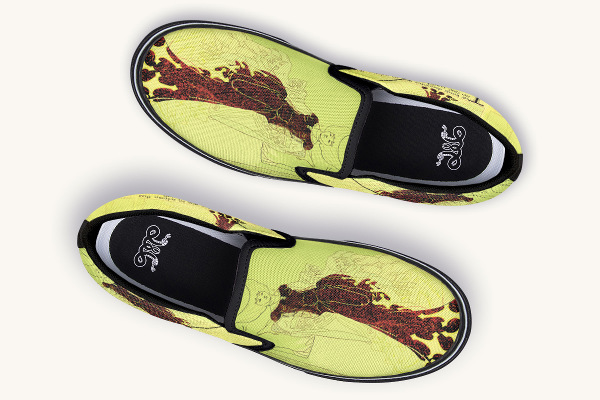 The Solemn Daughter Slip On Shoes - Jaded Lament