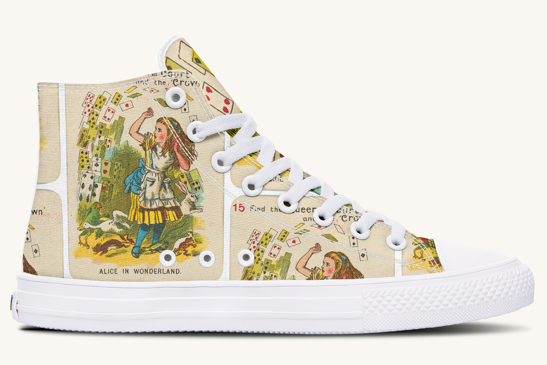 Let The Cards Fall Hightops - Jaded Lament