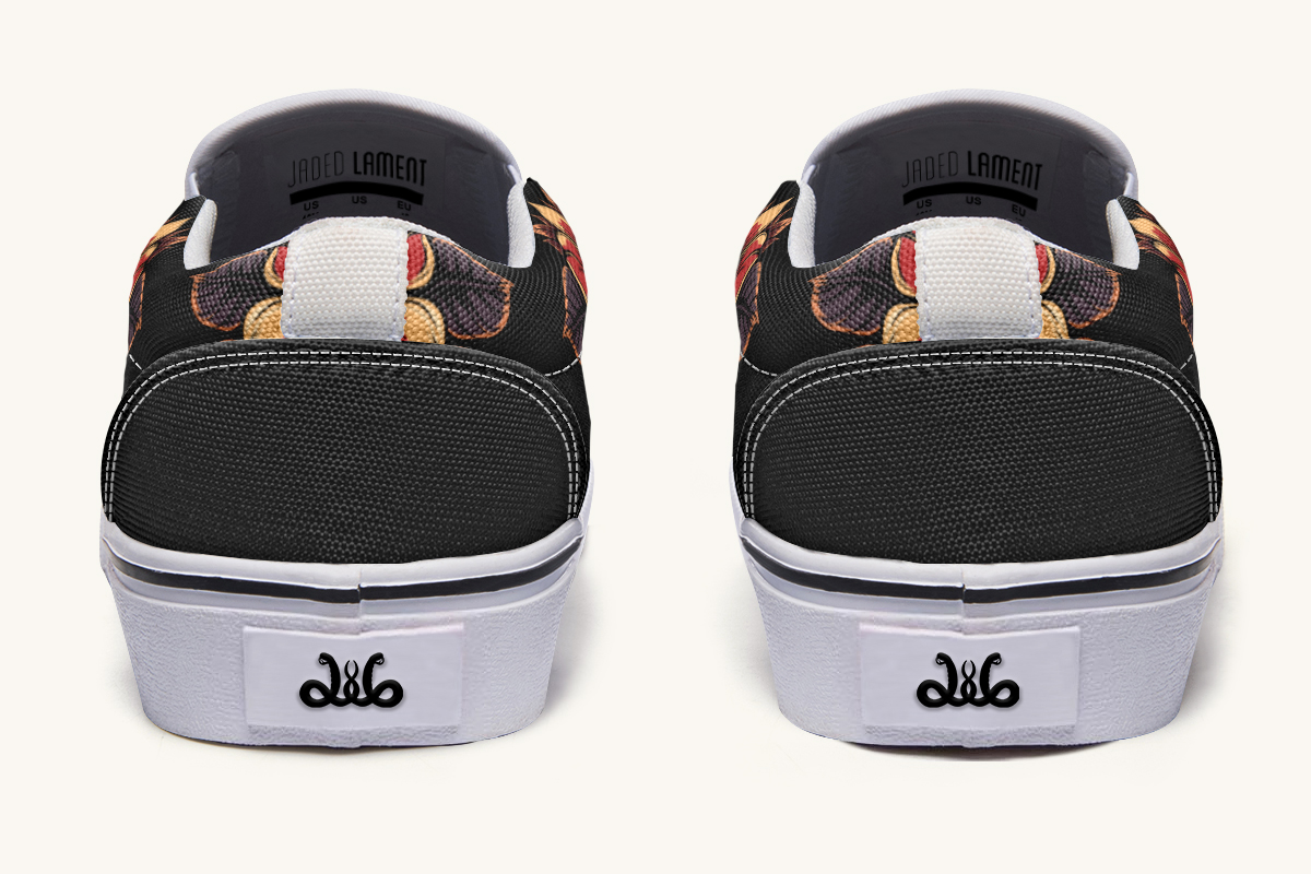 Deathmoth Slip On Shoes - Jaded Lament