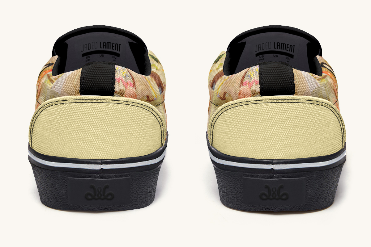 House Of Gentle Shadows Slip On Shoes - Jaded Lament