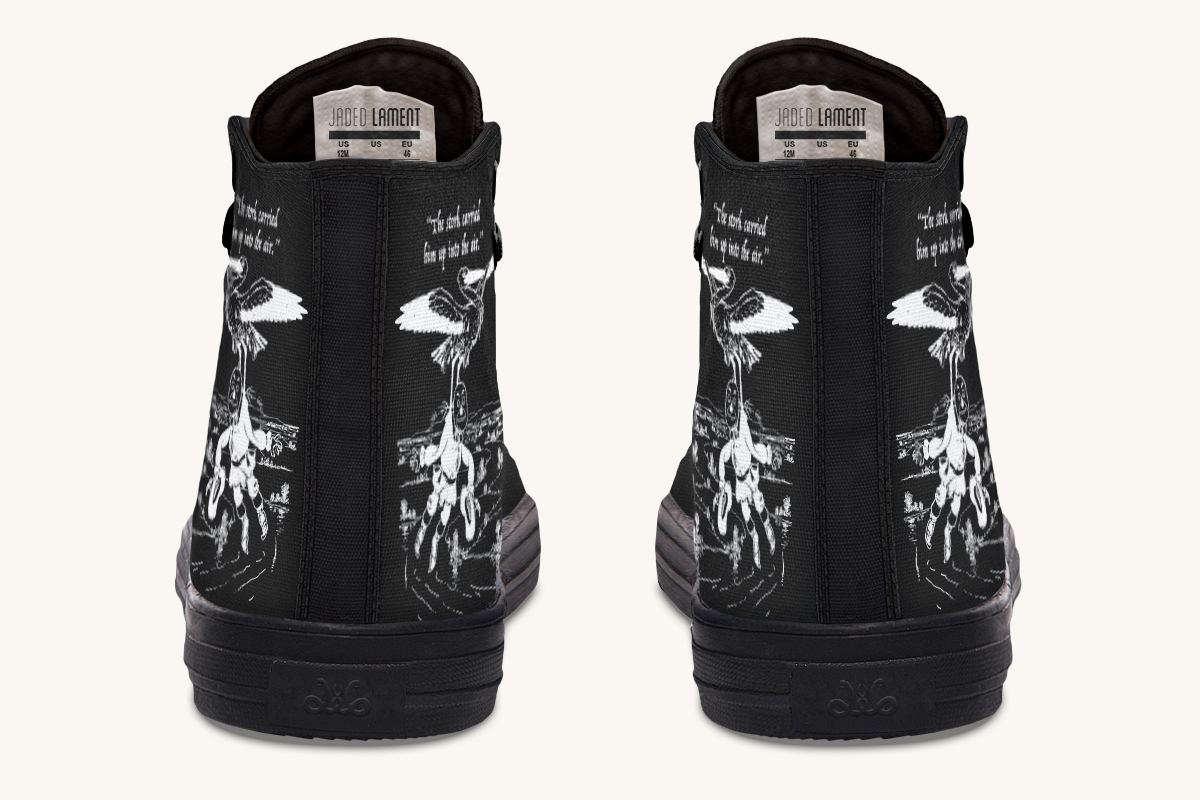 Wizard of Oz Stork And Scarecrow Hightops - Jaded Lament