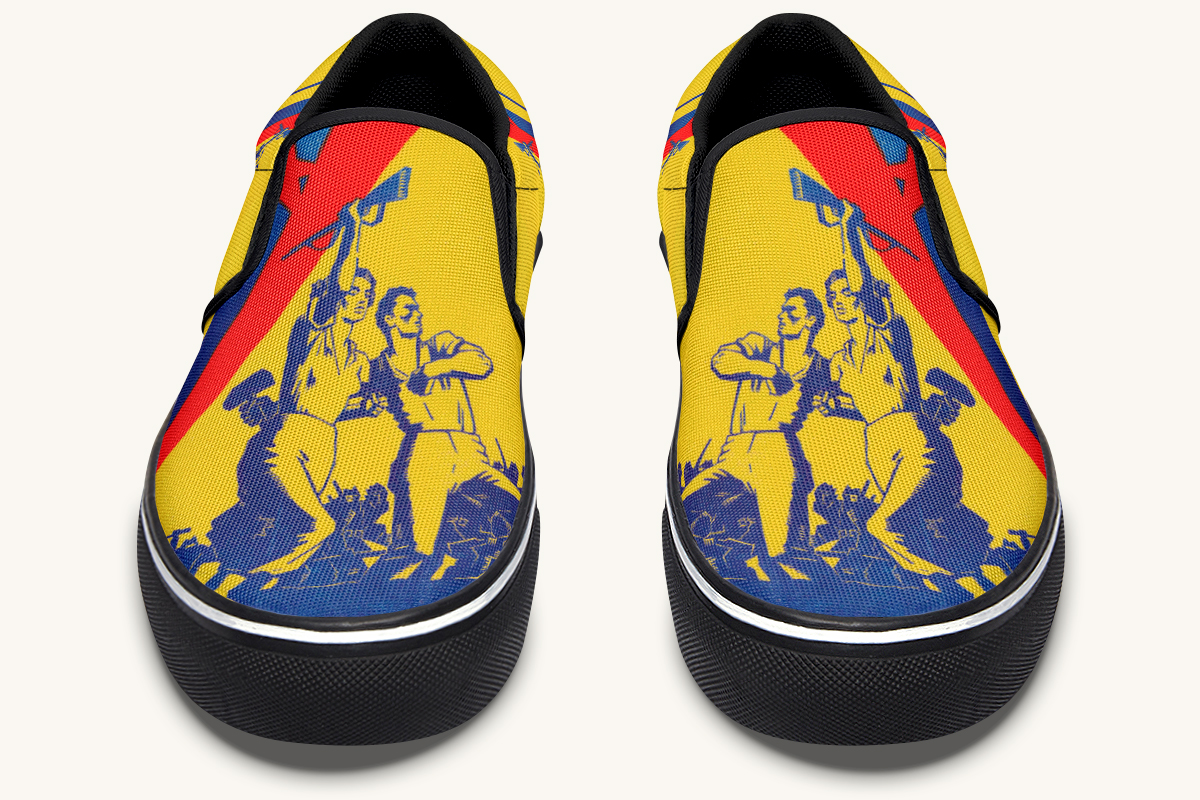 From the Ground We Rise Slip On Shoes