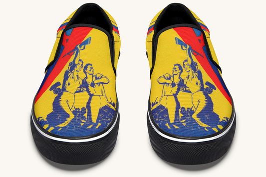 From The Ground We Rise Slip On Shoes - Jaded Lament