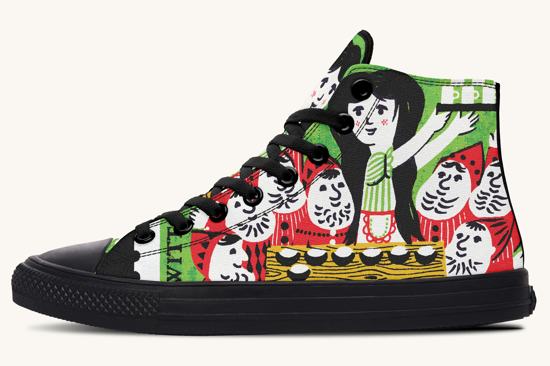 Seven Voices One Heart Hightops