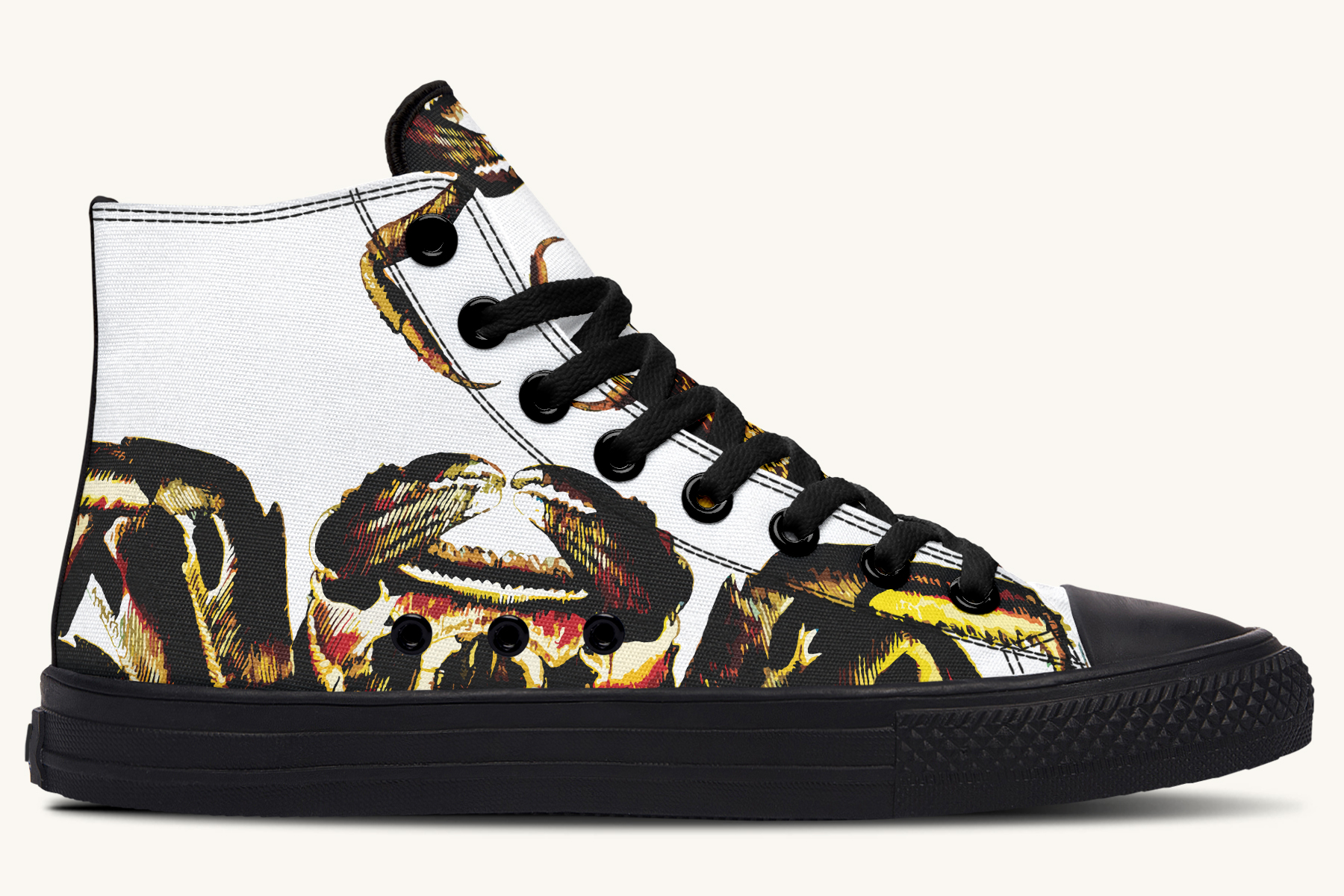 Crawl the Sea of Stars White Hightops - Jaded Lament