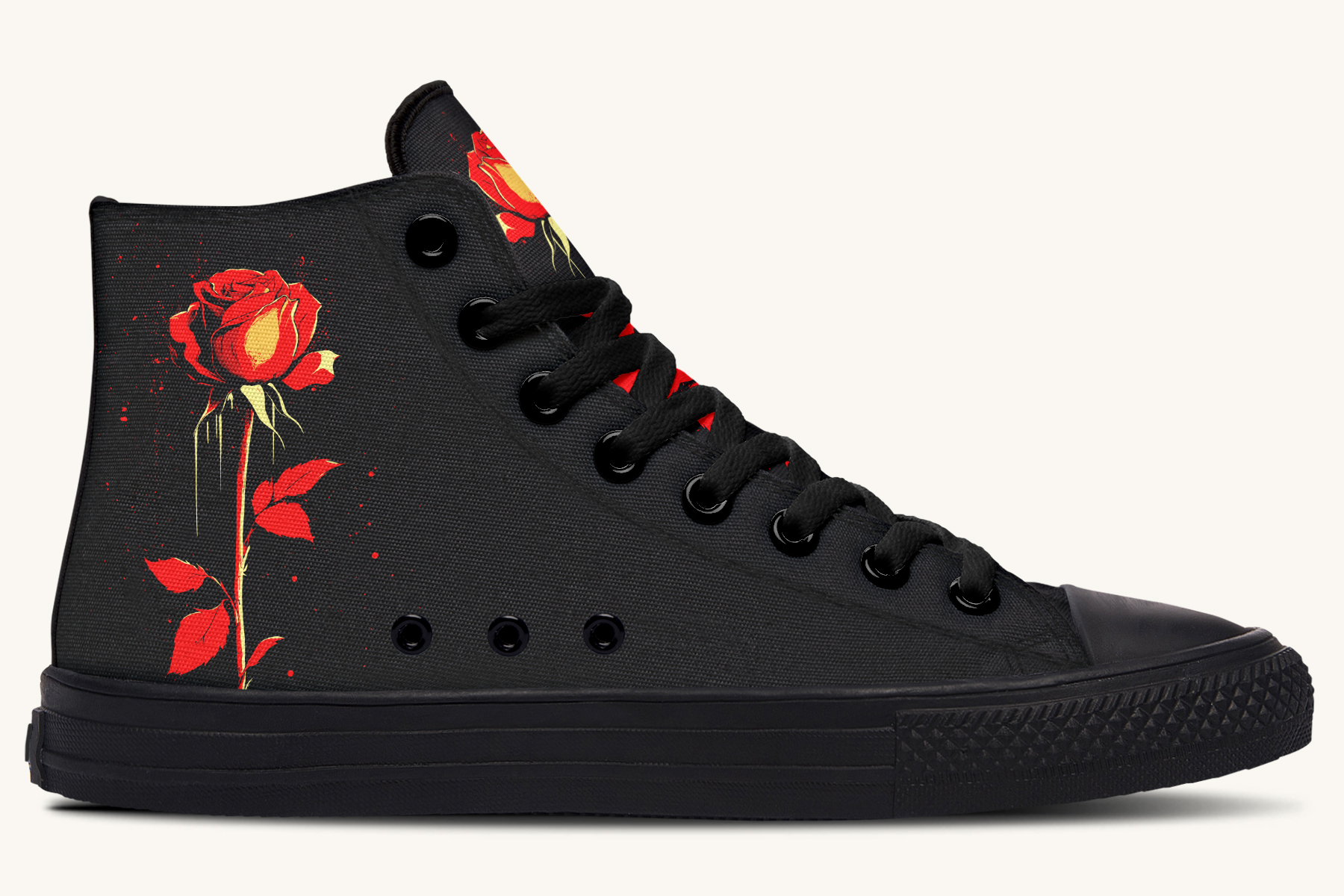 Bleeding Rose Hightops - Jaded Lament