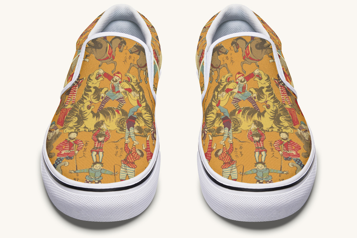 Mischief Parade Slip On Shoes - Jaded Lament