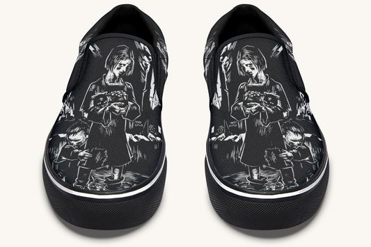 After The Fire Survival Is Defiance Slip On Shoes - Jaded Lament