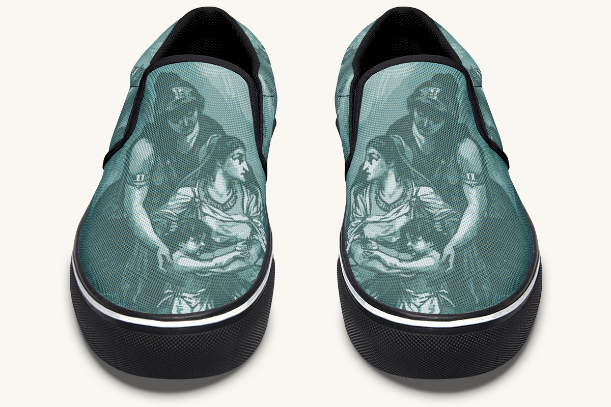 Last Plea Of Iphigenia Slip On Shoes - Jaded Lament