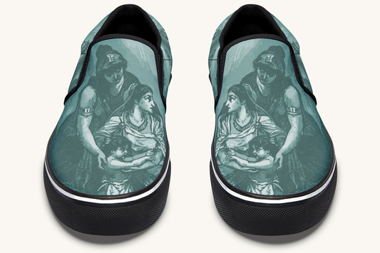 Last Plea Of Iphigenia Slip On Shoes - Jaded Lament