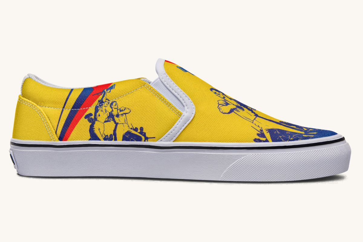 From The Ground We Rise Slip On Shoes - Jaded Lament