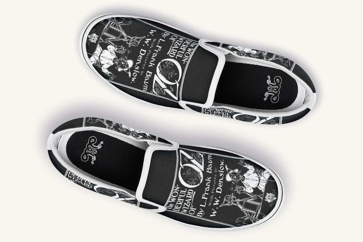Wizard Of Oz Cover Slip On Shoes - Jaded Lament