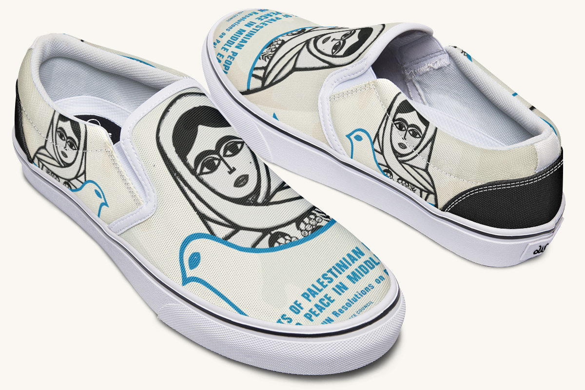 The Watching Woman Slip On Shoes - Jaded Lament