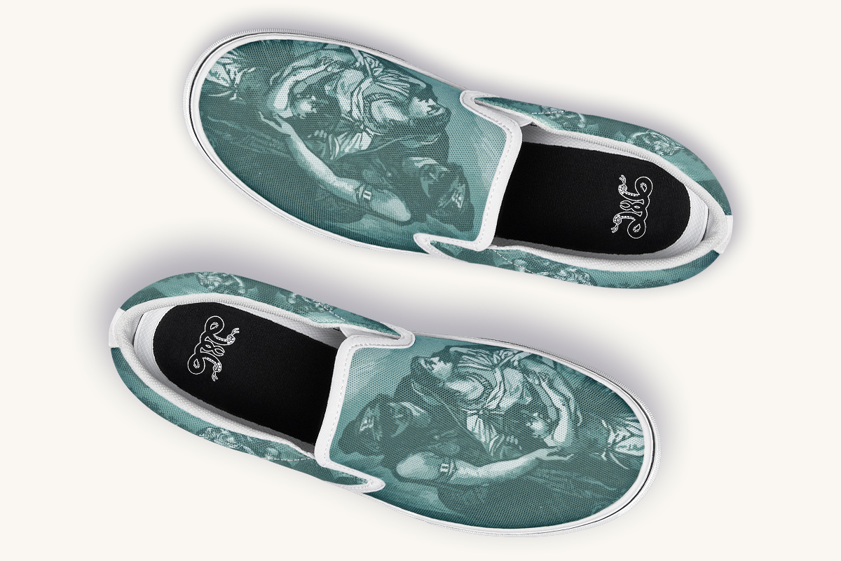 Last Plea Of Iphigenia Slip On Shoes - Jaded Lament