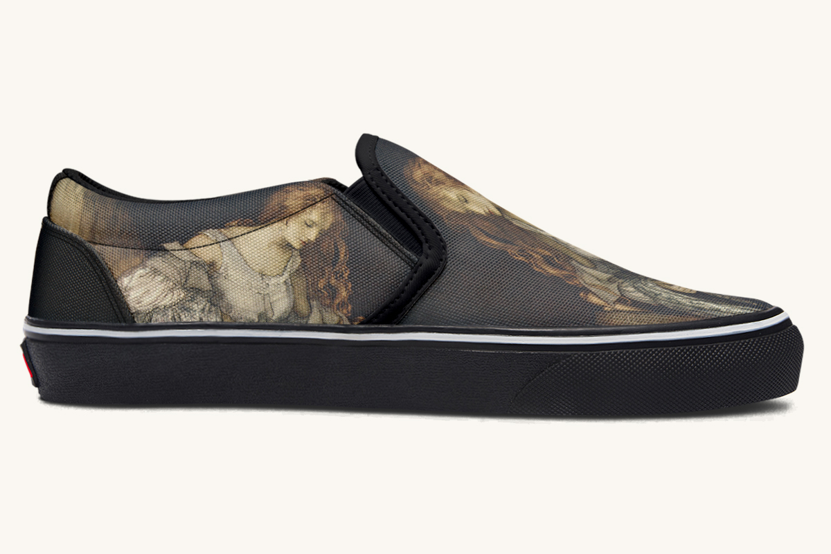 Where The Stars Touched Her Hem Slip On Shoes - Jaded Lament