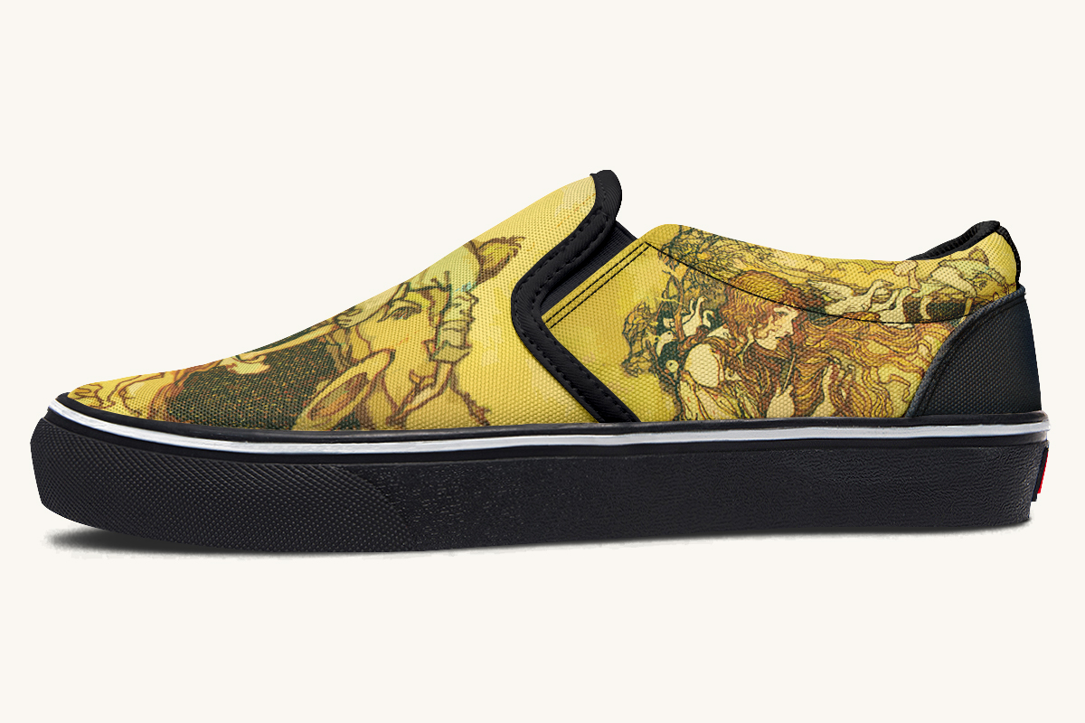The Wild Daughter Slip On Shoes - Jaded Lament