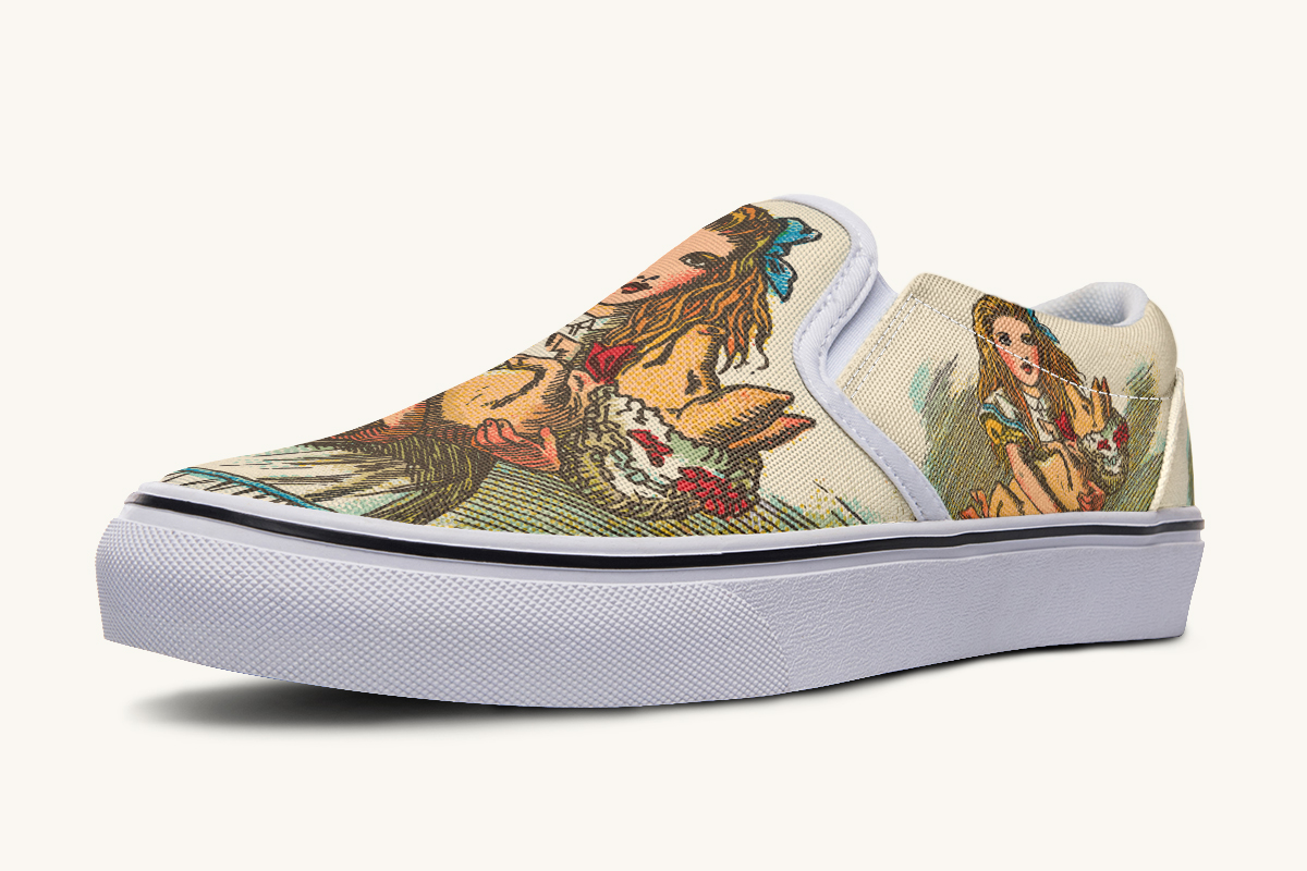Cradle The Pig Slip On Shoes - Jaded Lament