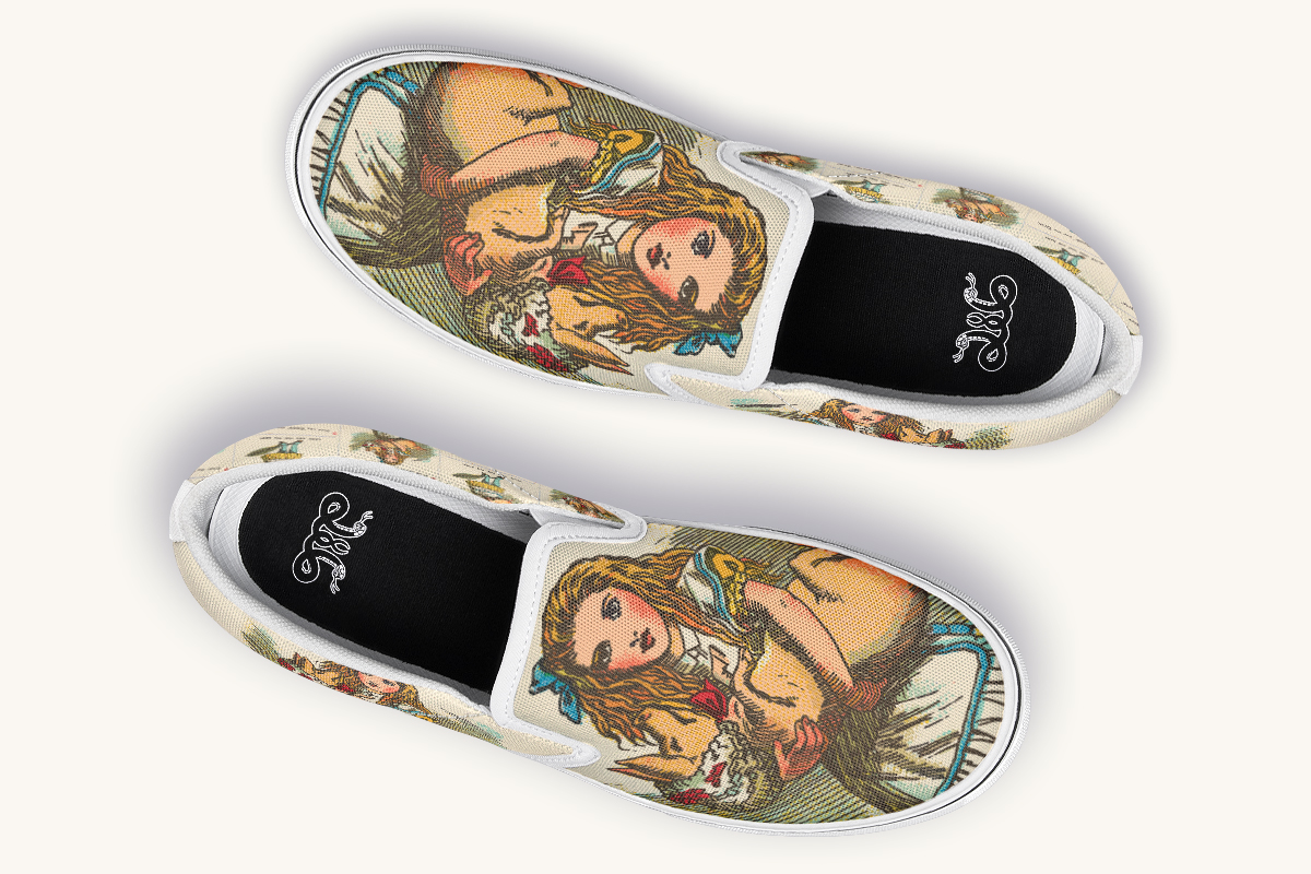 Cradle The Pig Slip On Shoes - Jaded Lament