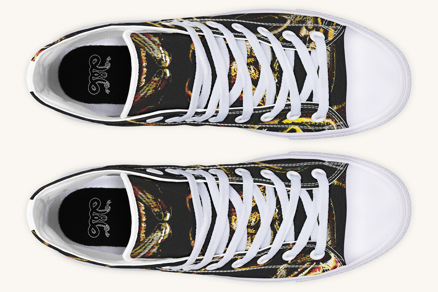Crawl The Sea of Stars Black Hightops - Jaded Lament