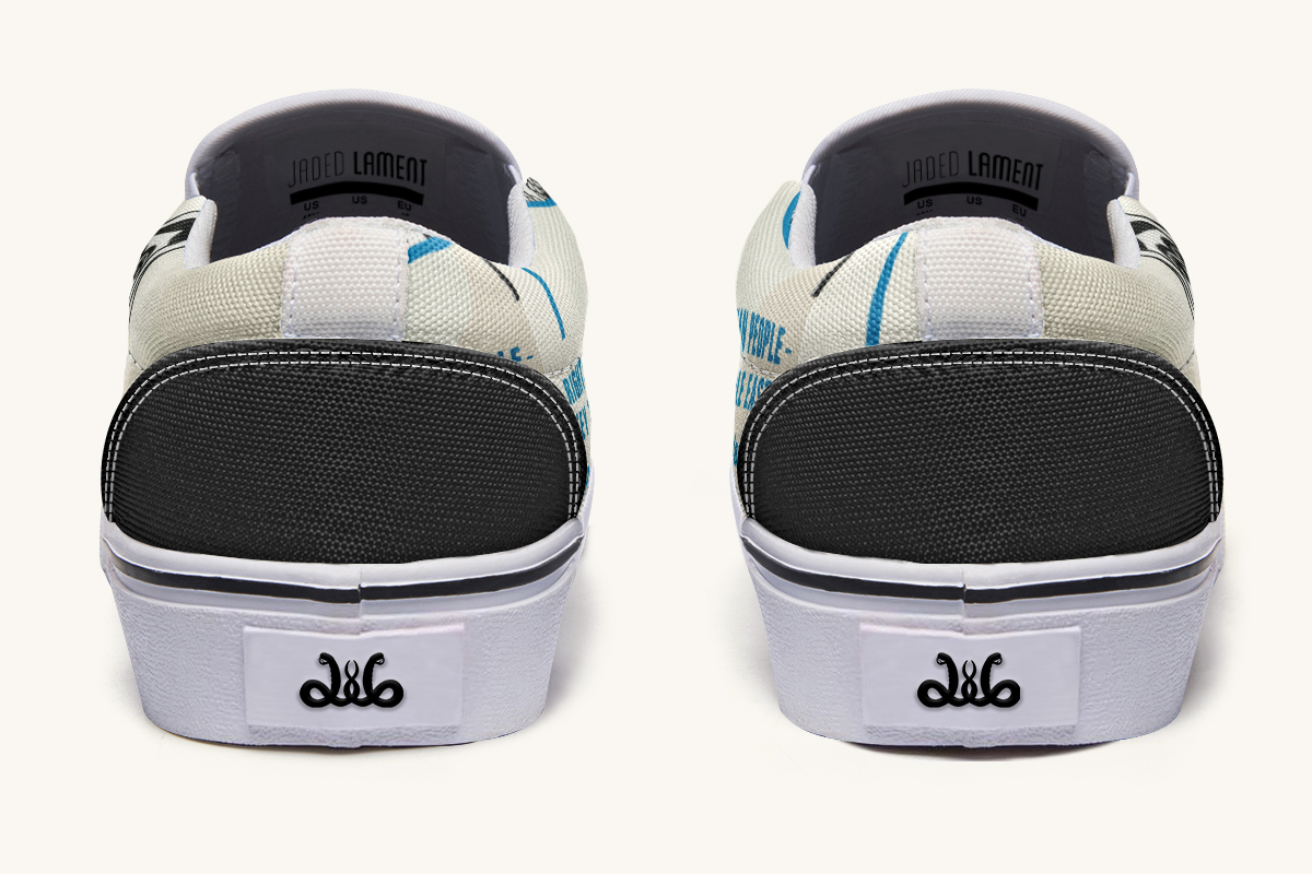 The Watching Woman Slip On Shoes - Jaded Lament