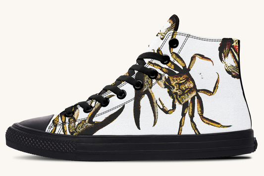 Crawl the Sea of Stars White Hightops - Jaded Lament