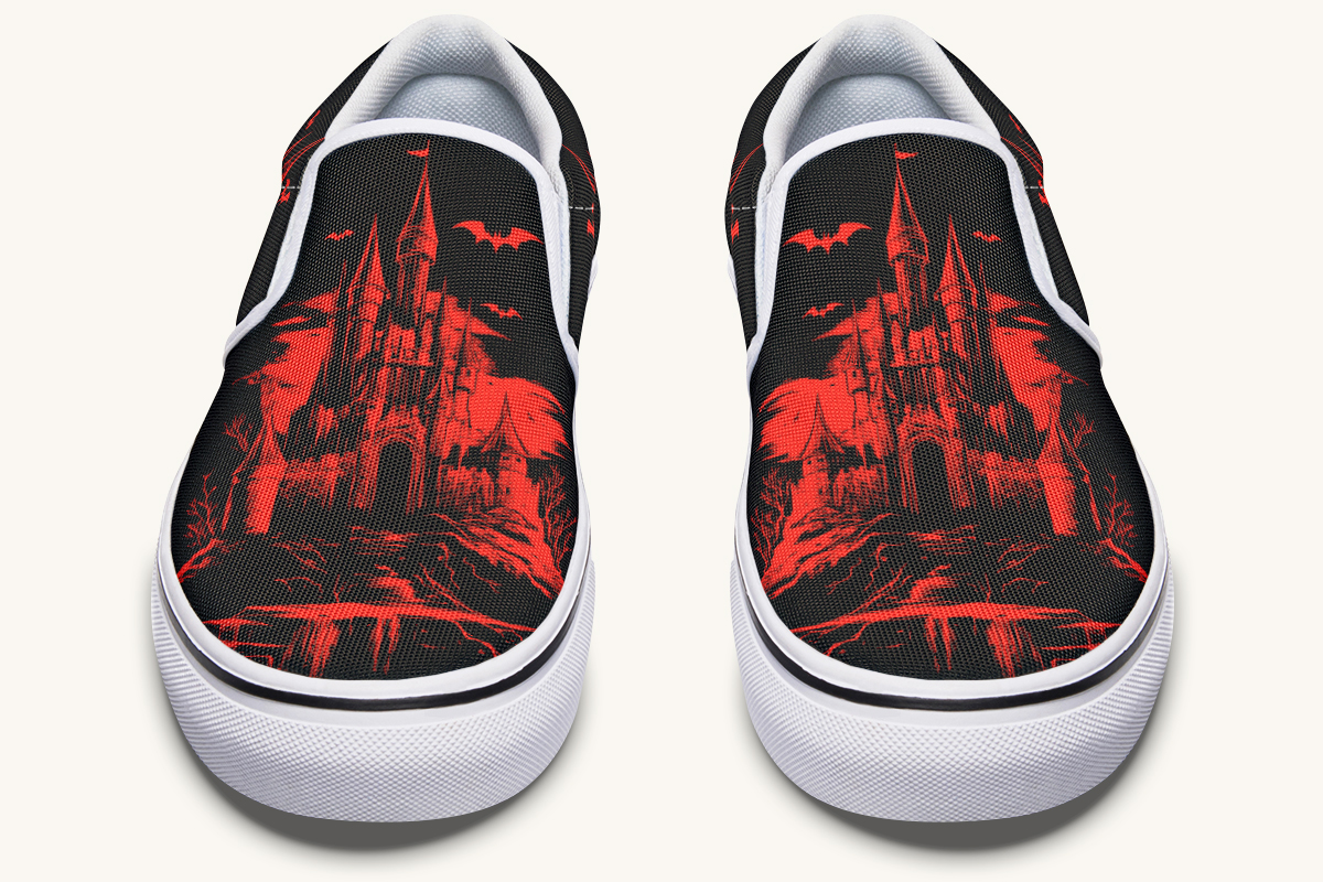 Draculas Castle Slip On Shoes - Jaded Lament
