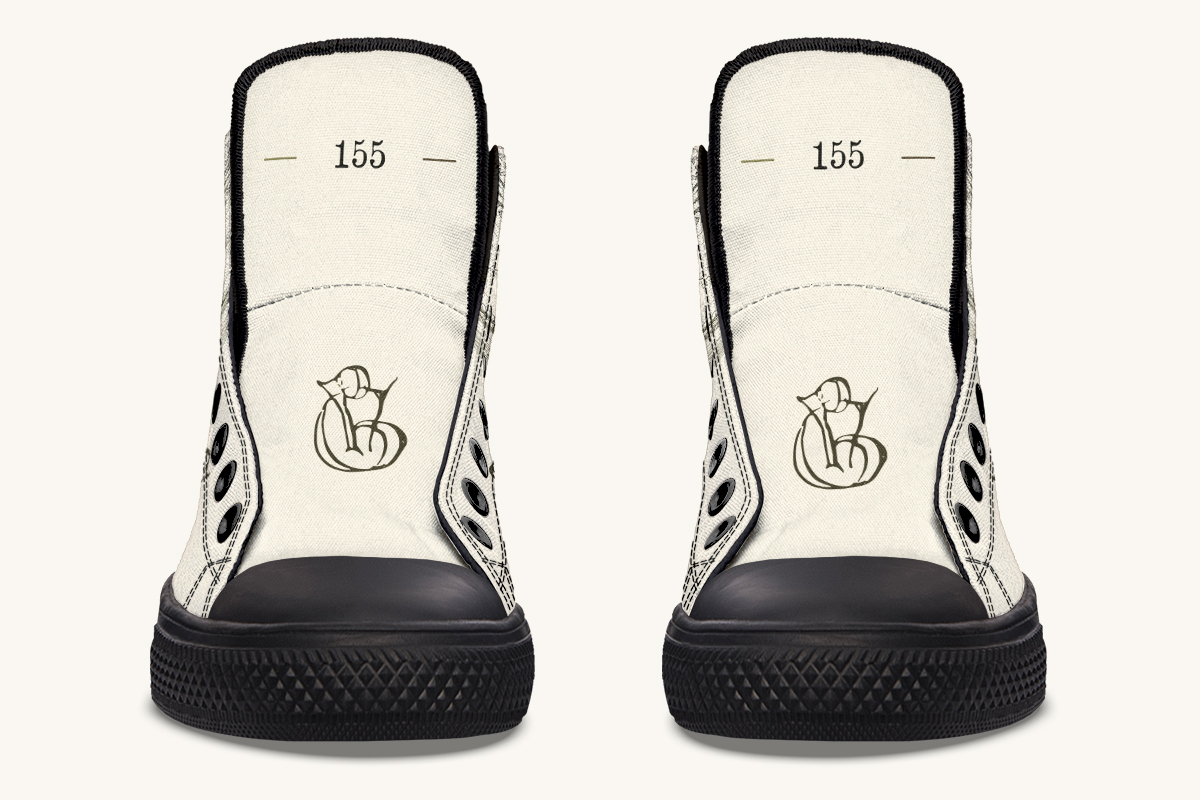 The Bear Shall Be Thy Choice Cream Hightops - Jaded Lament