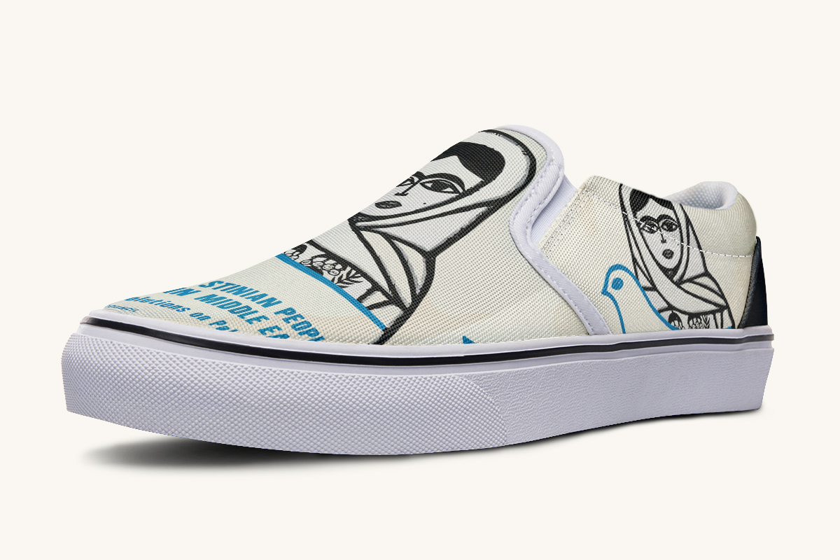 The Watching Woman Slip On Shoes - Jaded Lament