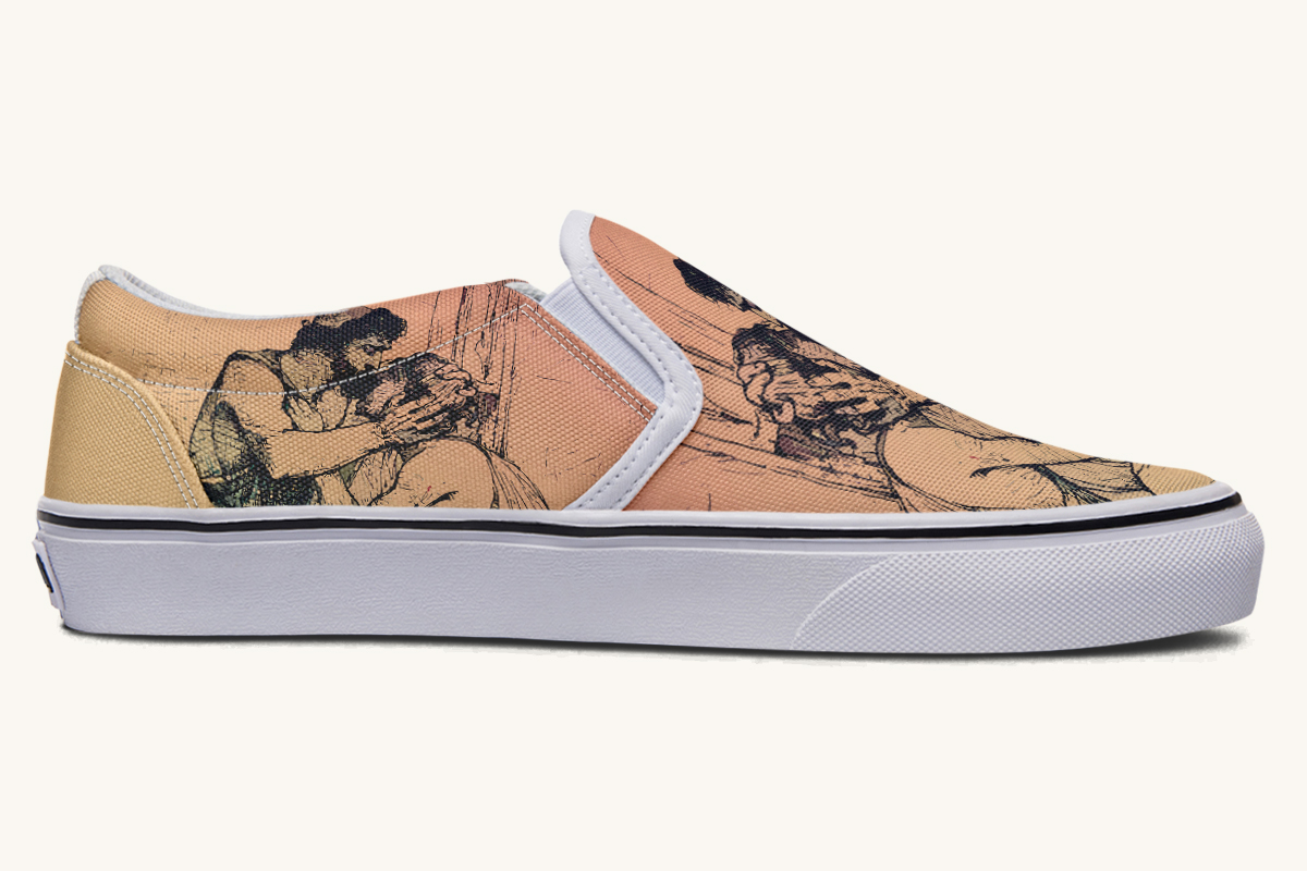 Home But Bot Whole Slip On Shoes - Jaded Lament