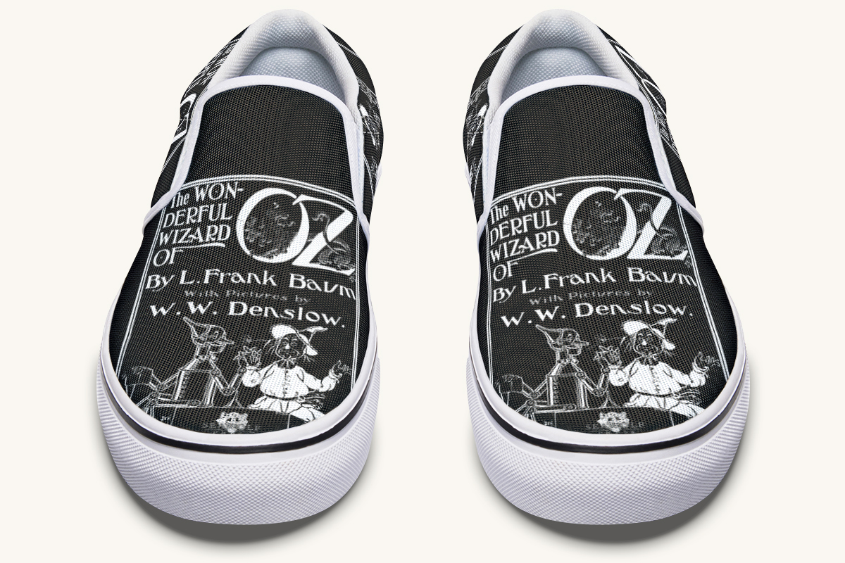 Wizard Of Oz Cover Slip On Shoes - Jaded Lament