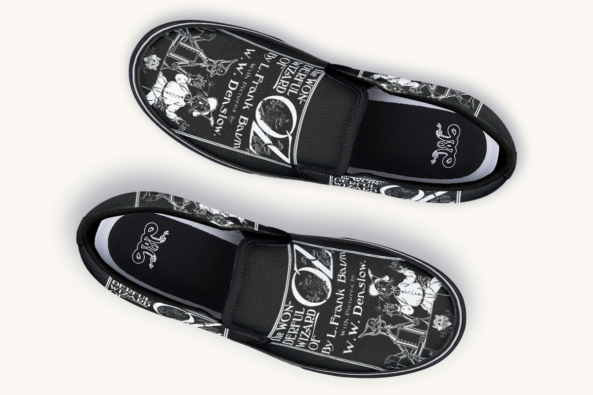 Wizard Of Oz Cover Slip On Shoes - Jaded Lament