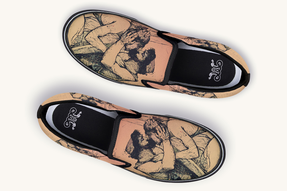 Home But Bot Whole Slip On Shoes - Jaded Lament