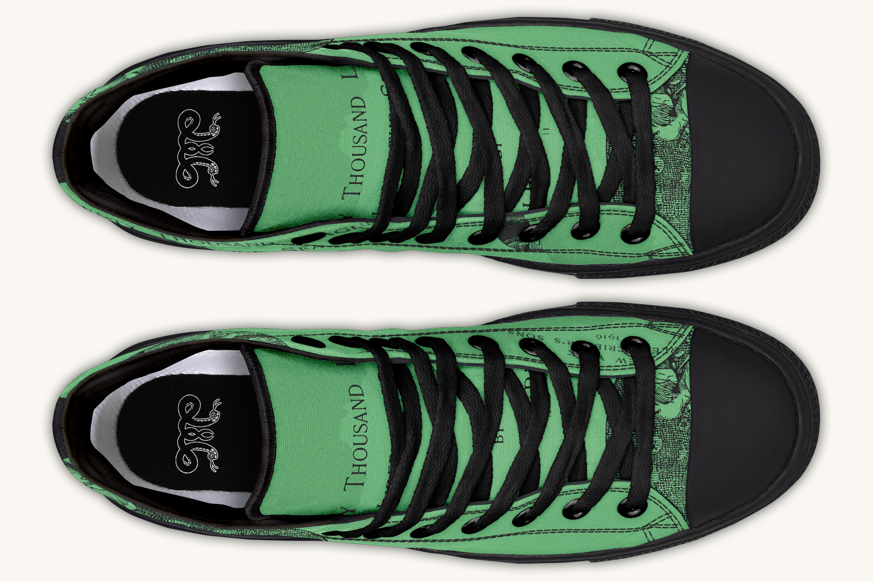 Beneath The Green Silence Hightops - Jaded Lament