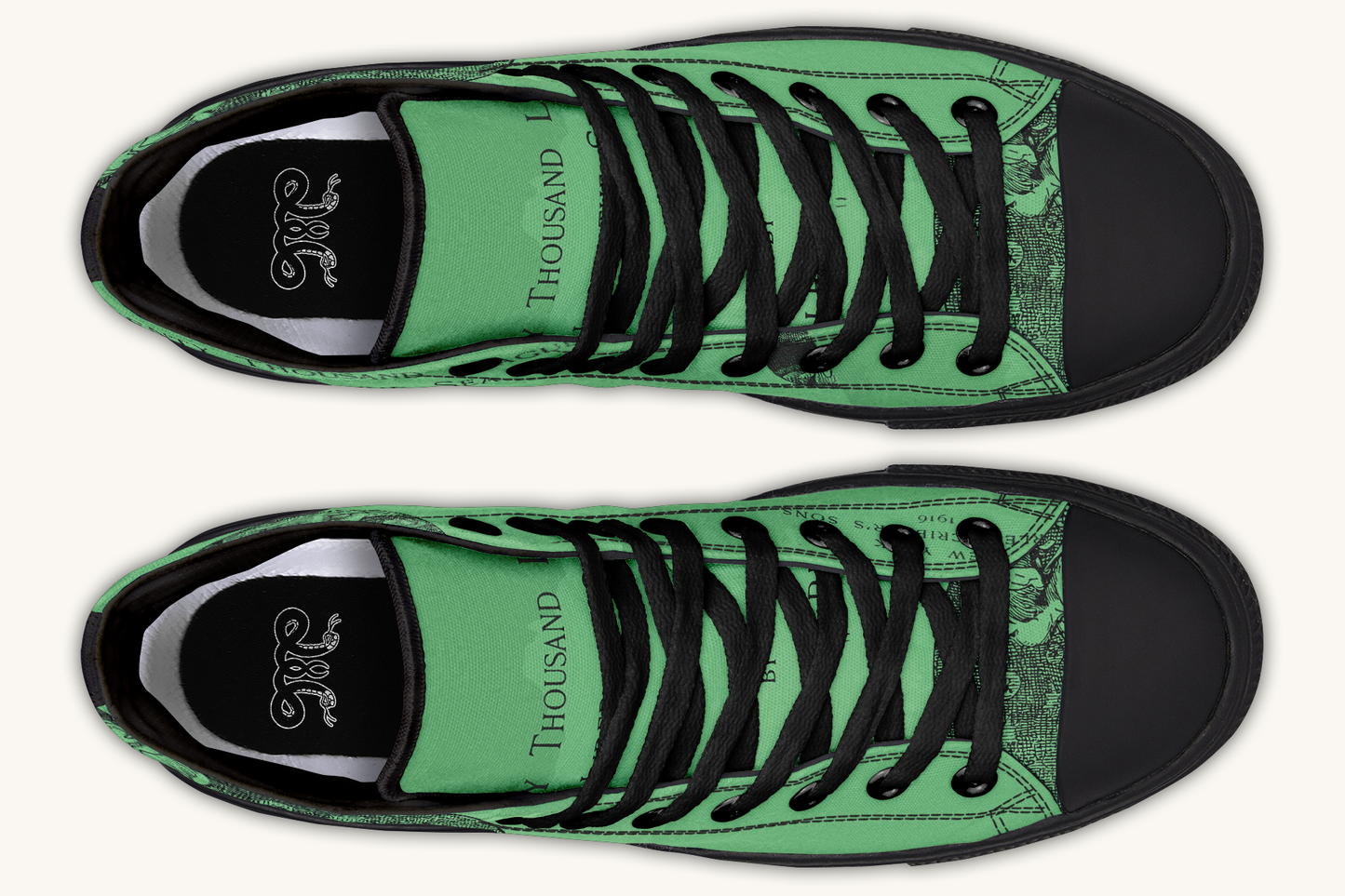 Beneath The Green Silence Hightops - Jaded Lament