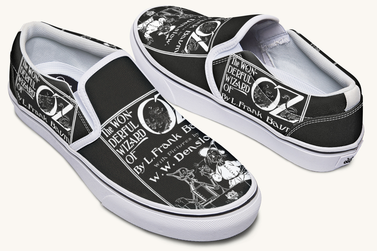 Wizard Of Oz Cover Slip On Shoes - Jaded Lament