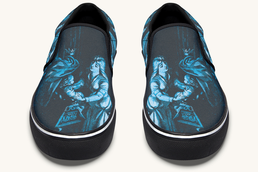 He Never Forgot Her Voice Slip On Shoes - Jaded Lament