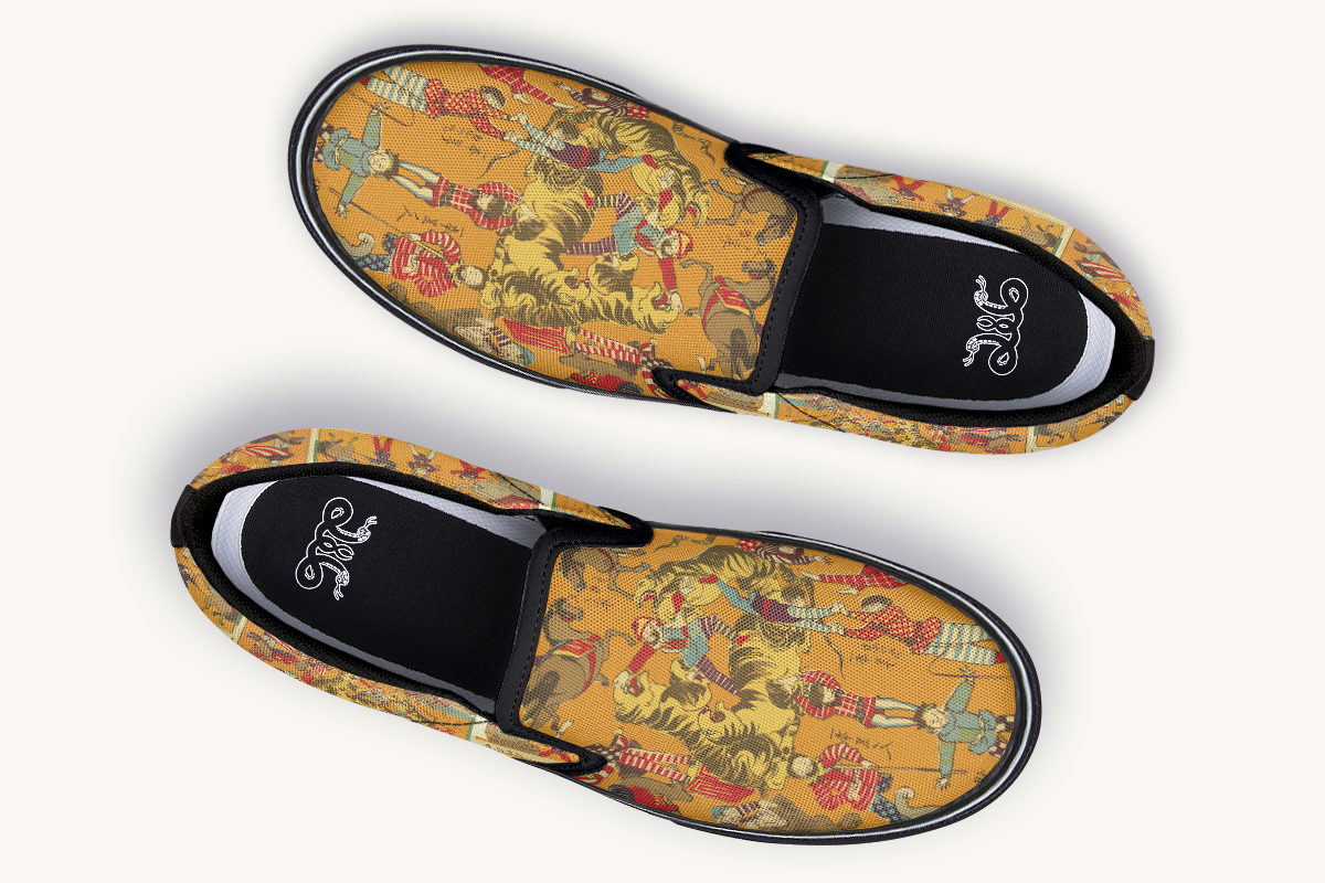 Mischief Parade Slip On Shoes - Jaded Lament