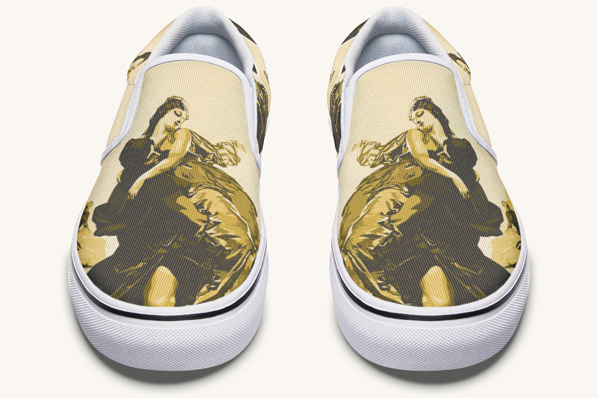 Helen Flameborne Slip On Shoes - Jaded Lament