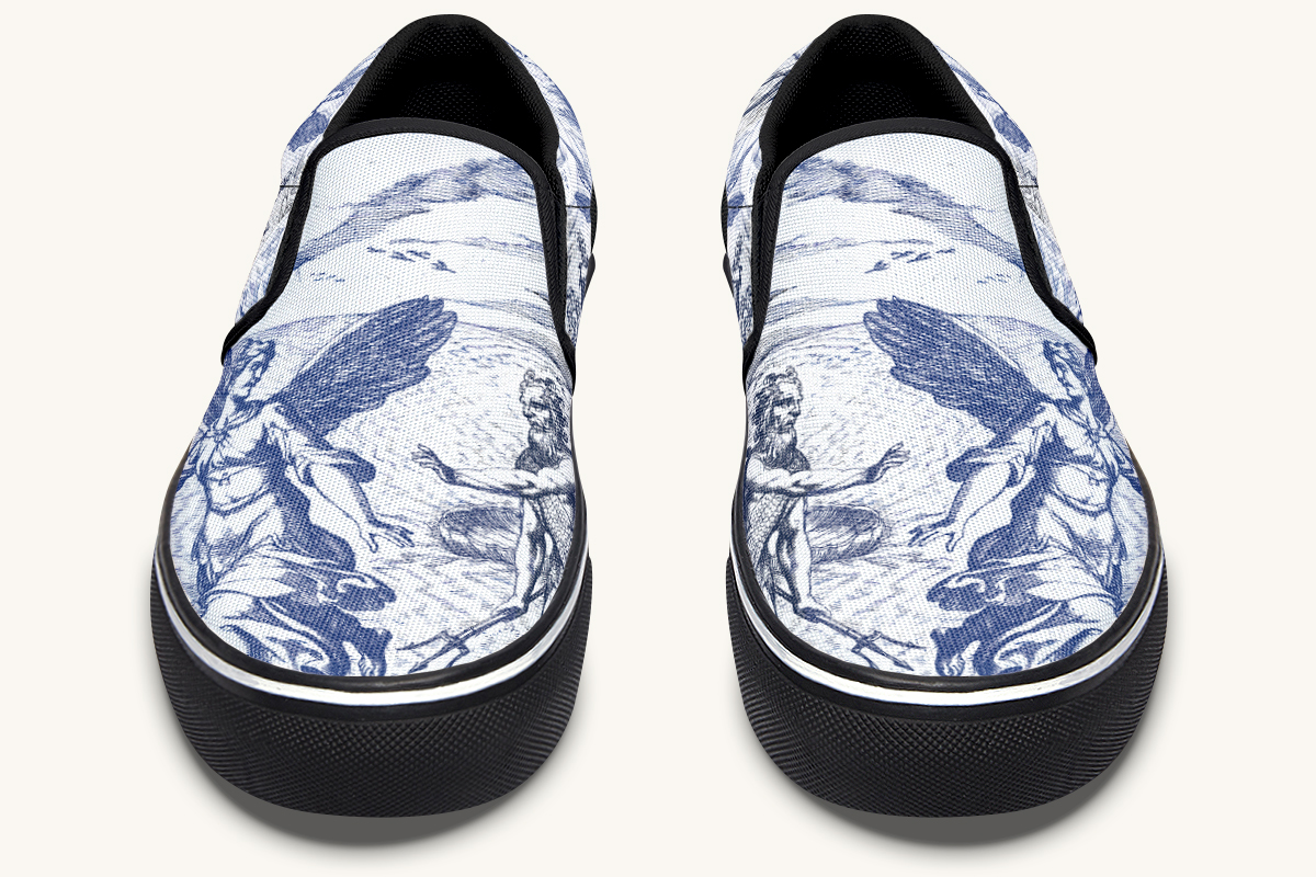 Wrath Of Hera Slip On Shoes - Jaded Lament