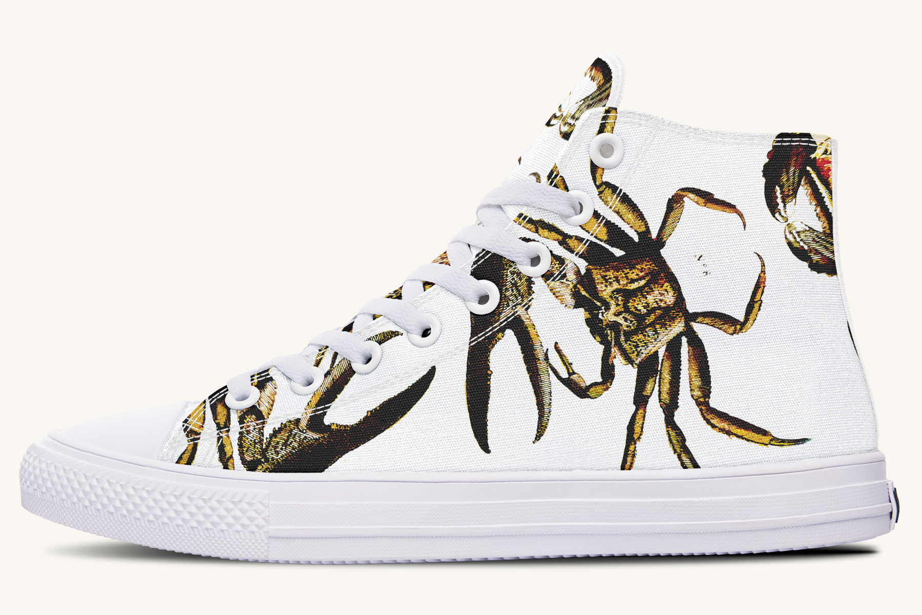 Crawl the Sea of Stars White Hightops - Jaded Lament
