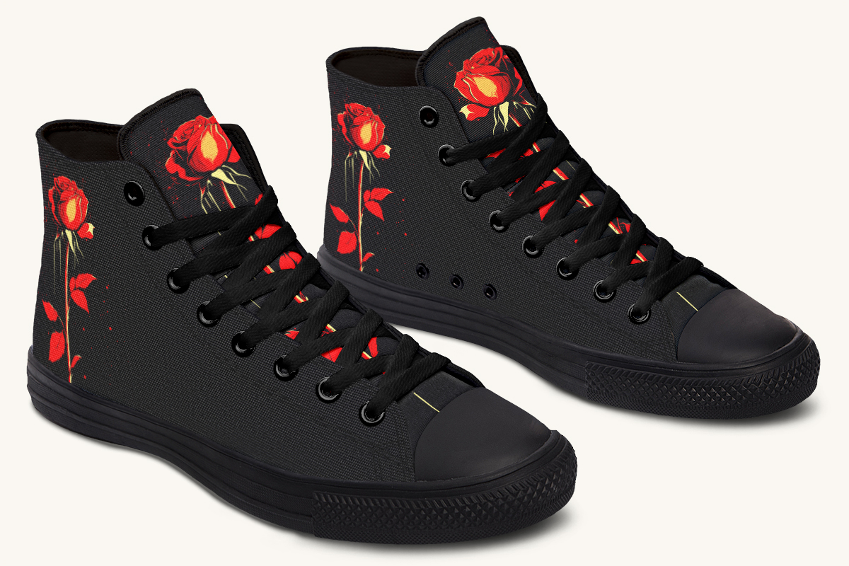 Bleeding Rose Hightops - Jaded Lament