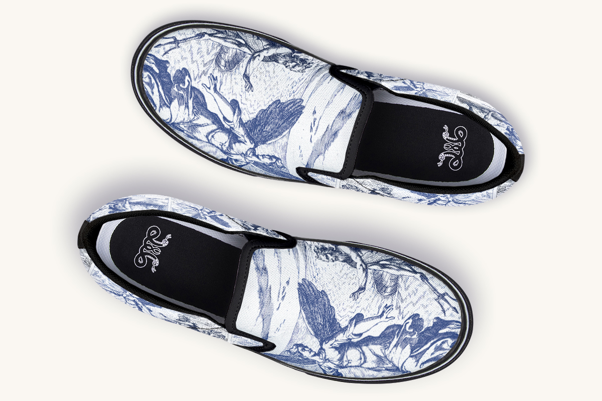 Wrath Of Hera Slip On Shoes - Jaded Lament