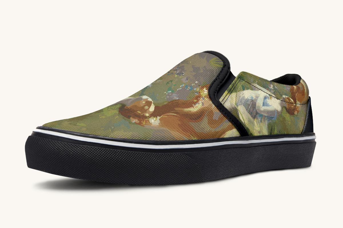 Ophelia In The River Slip On Shoes - Jaded Lament