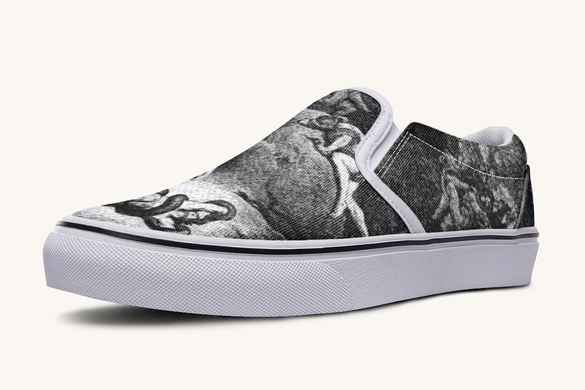 Dantes Inferno Slip On Shoes - Jaded Lament